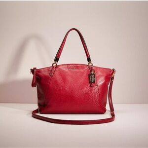 COACH KELSEY F36675 IN BRIGHT RED PEBBLED LEATHER